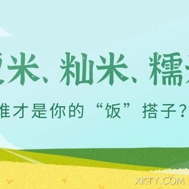 粳米、籼米、糯米，谁才是你的“饭”搭子？